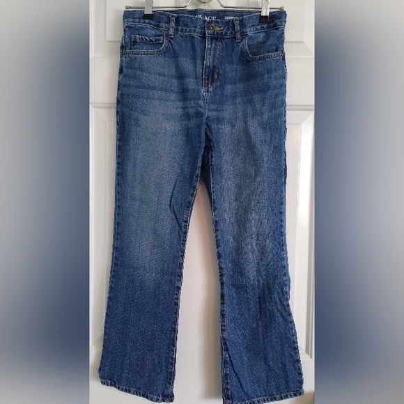 Lot of 4 Boys bootcut blue jeans sz 12 Husky - Picture 8 of 11